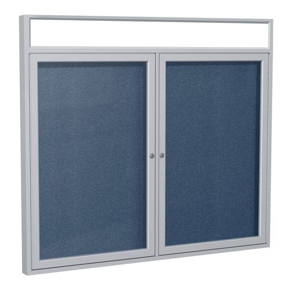 Enclosed Vinyl Bulletin Board 36x60
